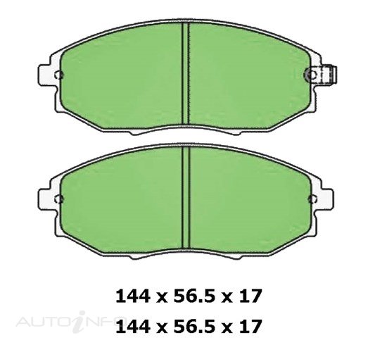 PTX BLUE DISC PADS