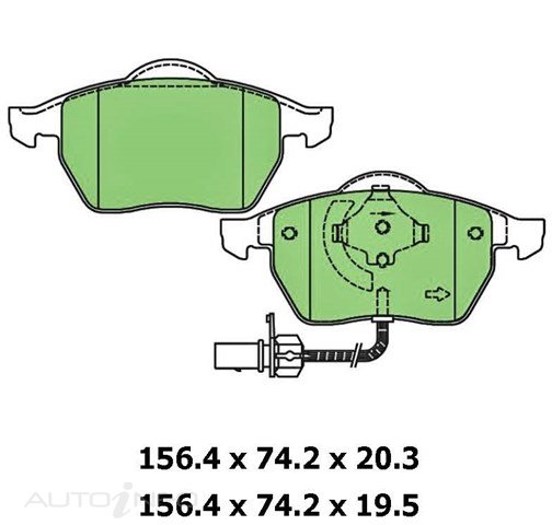 PROTEX ULTRA PLUS DISC PAD SET