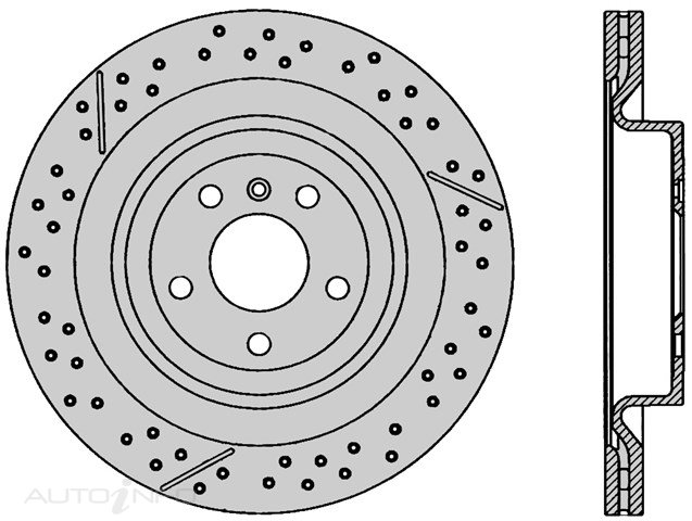 ULT PERF MERC ML63 W166 REAR 11/11 ON