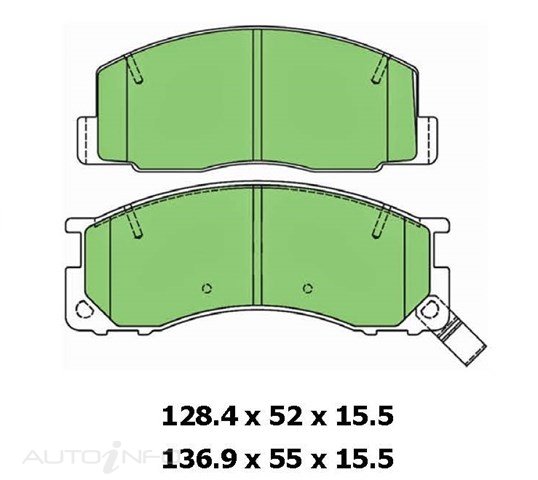 PTX BLUE DISC PAD SET