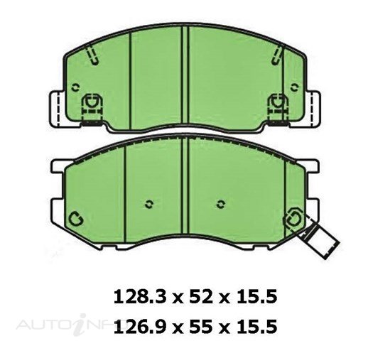 PROTEX ULTRA PLUS DISC PADS W/HARDWARE