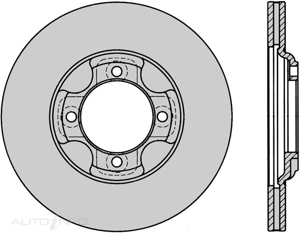 PTX ULTRA ROTOR MAZDA 323 FRONT 85-89