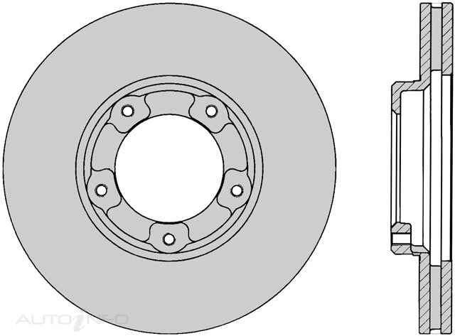 PTX ULTRA ROTOR TOYOTA HIACE FRONT