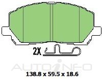 PTX 4WD DISC PAD SET