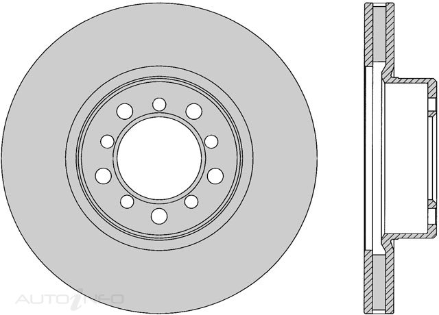 PTX ULTRA ROTOR MERCEDES FRONT 86-91