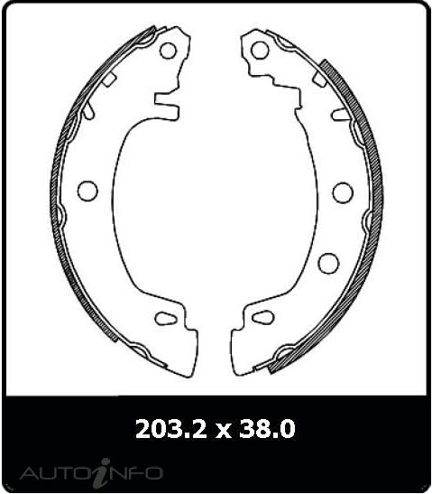 PTX BRAKE SHOE RENAULT MEGANE