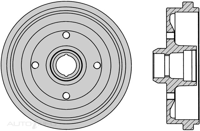 PTX AUDI 80 74-84 & SEAT 95- REAR