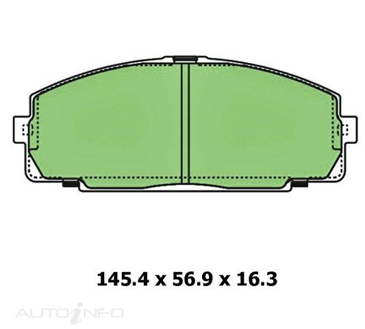 PROTEX ULTRA PLUS DISC PAD SET