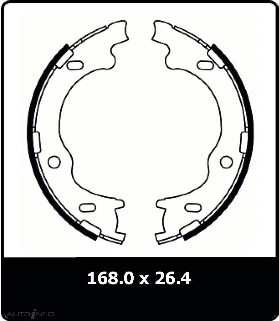 PTX HYUNDAI I30 IX35 HANDBRAKE SHOE