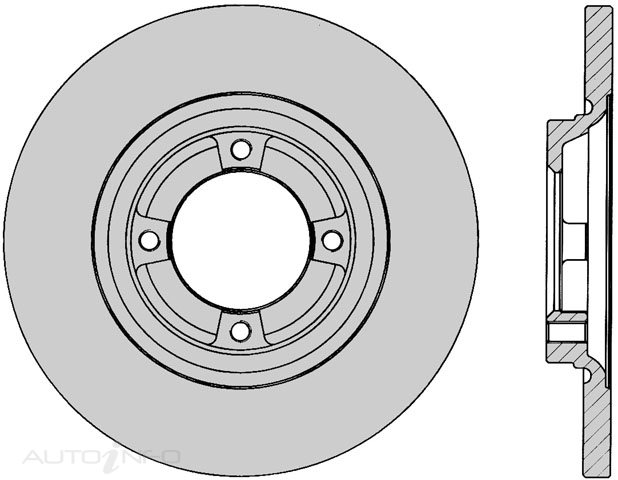 PTX ULTRA ROTOR TOYOTA COROLLA FRONT