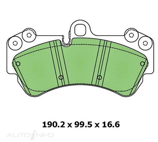 PTX 4WD DISC PAD SET