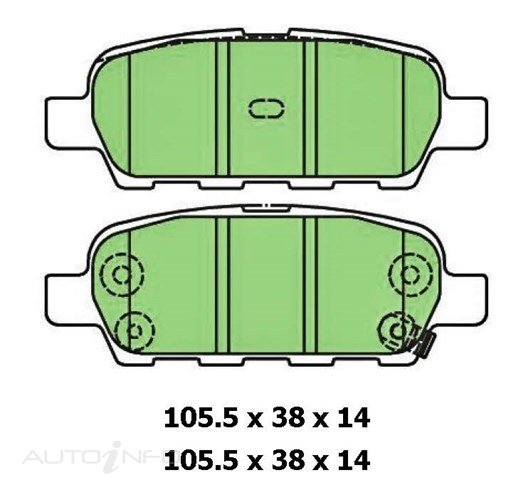 PROTEX ULTRA PLUS DISC PADS W/HARDWARE