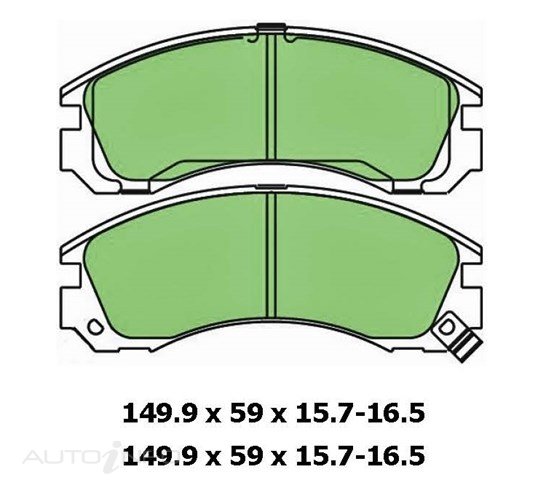 PTX BLUE DISC PADS