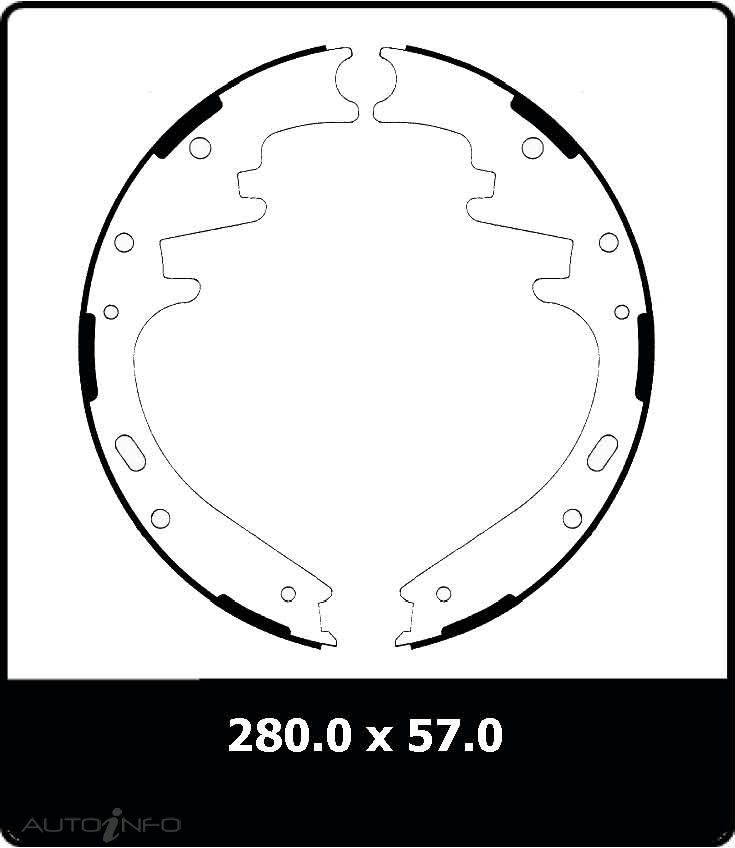 PTX FORD F100/150 SHOES 1997