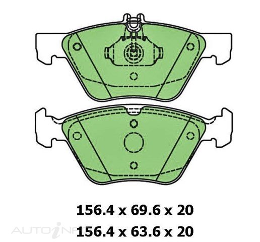 PTX BLUE DISC PADS