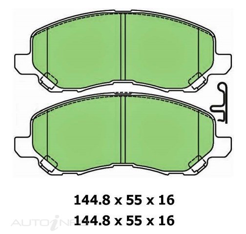 PTX BLUE DISC PAD SET