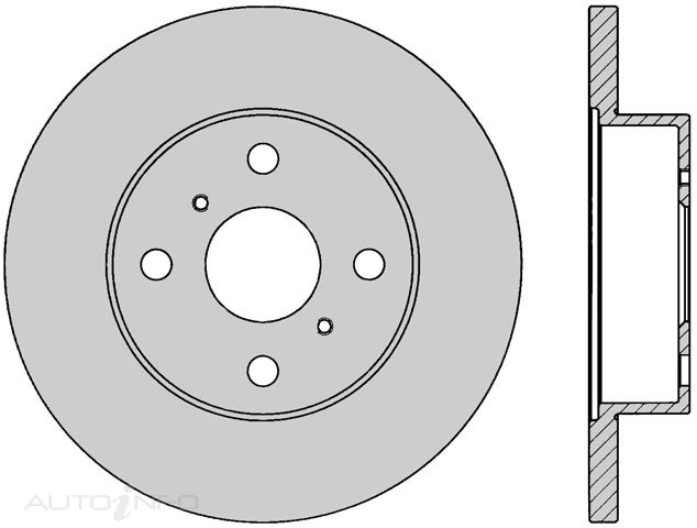 PTX ULTRA ROTOR TOYOTA COROLLA FRONT