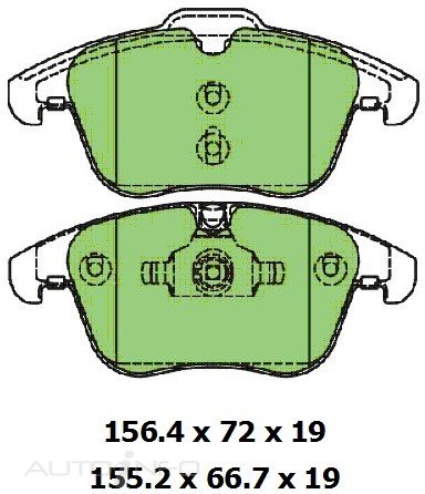 PROTEX ULTRA PLUS DISC PAD SET