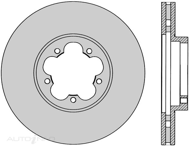 PTX ULTRA ROTOR FORD TRANSIT FRONT
