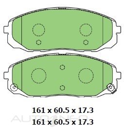 PROTEX ULTRA PLUS DISC PADS W/HARDWARE