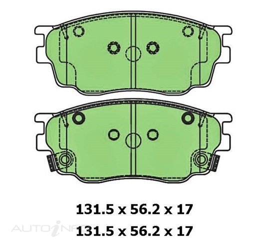 PROTEX ULTRA PLUS DISC PAD SET