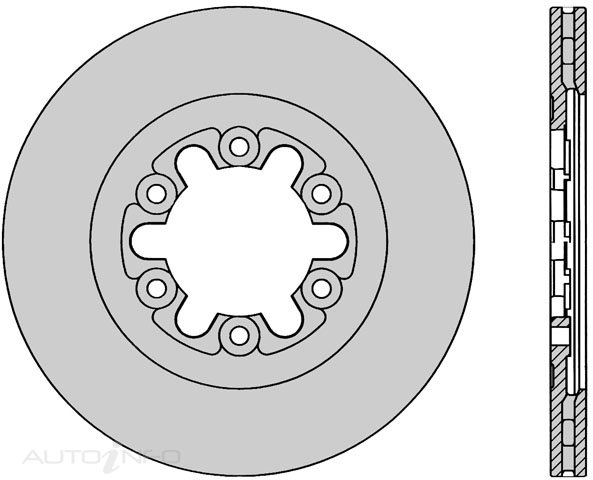 PTX ULTRA ROTOR FORD ECONOVAN FRONT