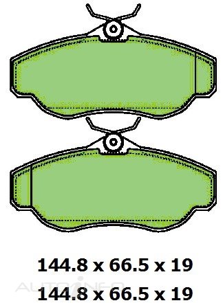 PTX 4WD DISC PAD SET