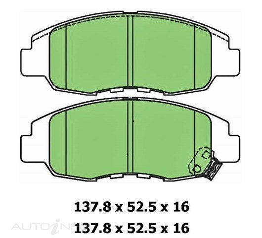 PTX BLUE DISC PADS