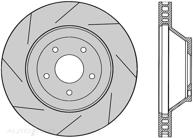 ULT PERF SLOTTEDD DISC ROTOR