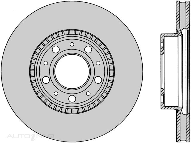 PTX ULTRA ROTOR VOLVO 740 760 FRONT