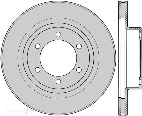 PTX ULTRA ROTOR TOYOTA PRADO FRONT