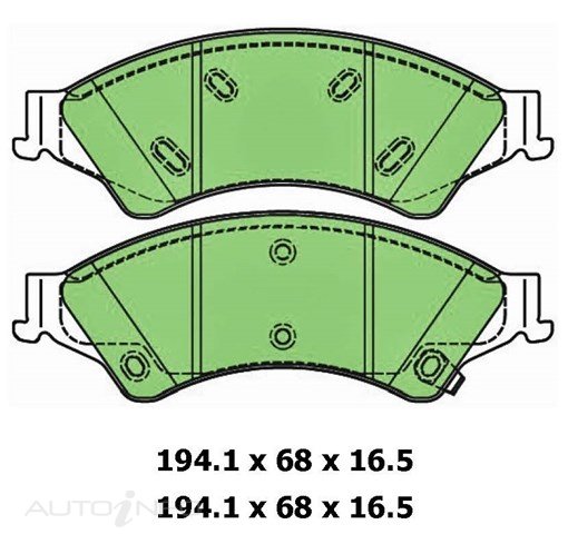 PTX 4WD DISC PAD SET