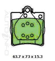 PTX BLUE DISC PAD SET