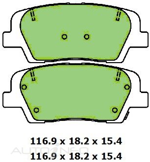 PROTEX ULTRA PLUS DISC PAD SET