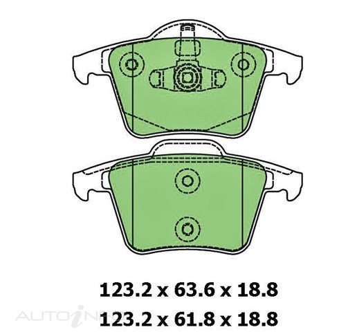 PROTEX ULTRA PLUS DISC PAD SET