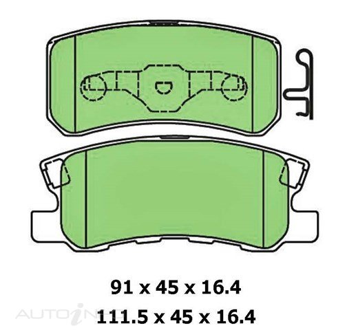 PROTEX ULTRA PLUS DISC PADS W/HARDWARE