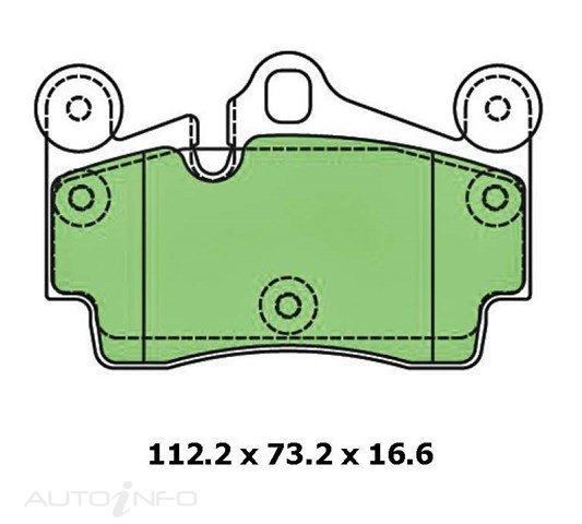 PTX BLUE DISC PADS