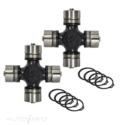 Jeep Wrangler JK & JL, Nitro Chromoly Excalibur Heavy Duty U-Joint Kit (Pair)