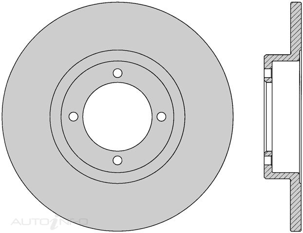 PTX ULTRA ROTOR DATSUN 260Z FRONT