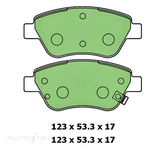 PTX BLUE DISC PADS