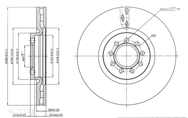 PTX ULTRA ROTOR IVECO DAILY FRONT