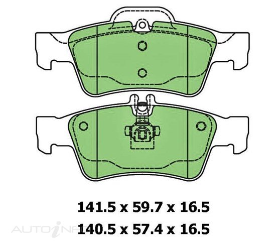 PROTEX ULTRA PLUS DISC PADS W/HARDWARE