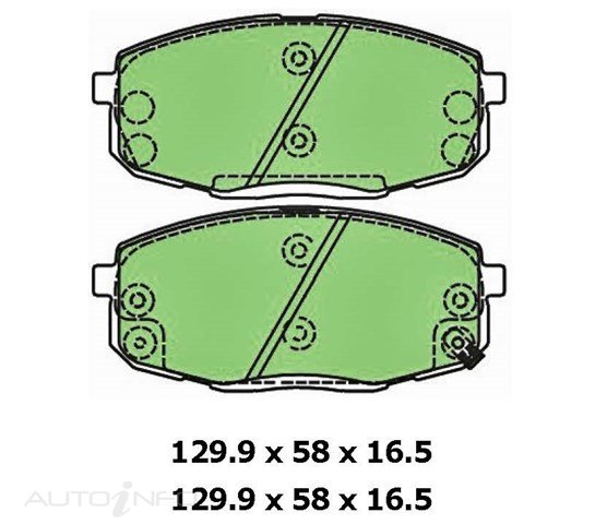 PROTEX ULTRA PLUS DISC PADS W/HARDWARE