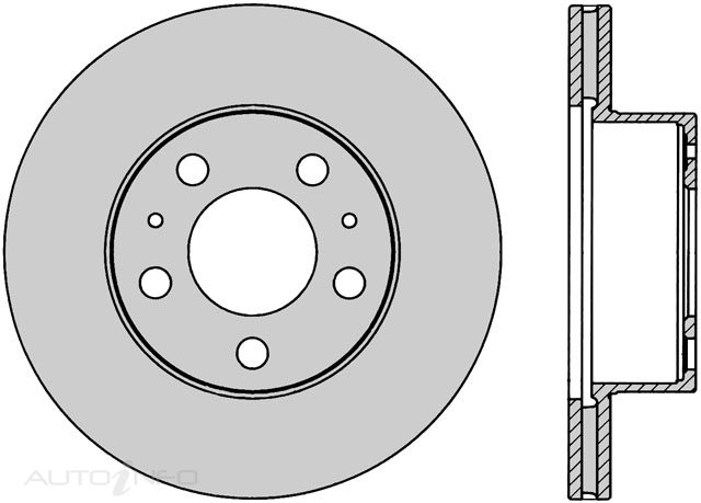 PTX ULTRA ROTOR VOLVO 240/260 FRONT