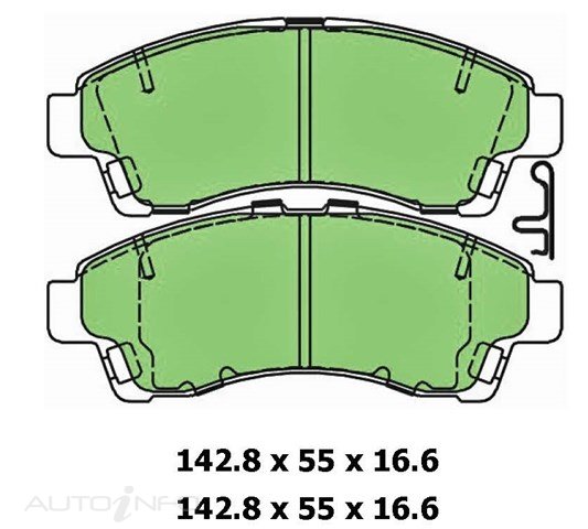 PTX BLUE DISC PAD SET