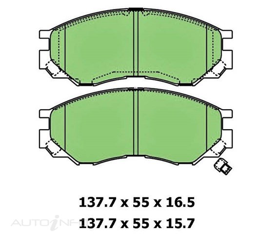PTX BLUE DISC PADS