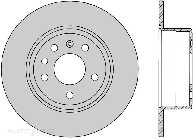 PTX ULTRA ROTOR HOLDEN VECTRA REAR