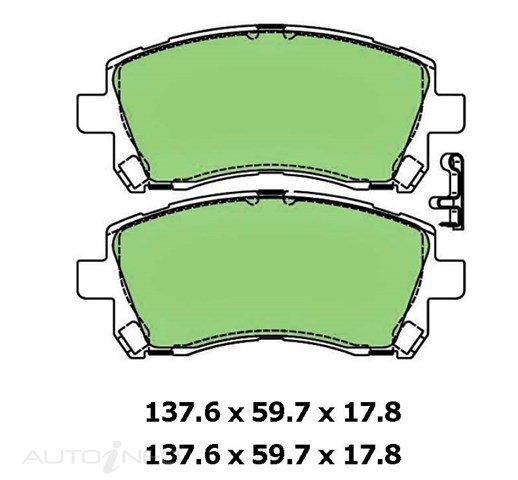 PROTEX ULTRA PLUS DISC PADS W/HARDWARE