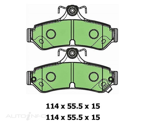 PROTEX ULTRA PLUS DISC PAD SET