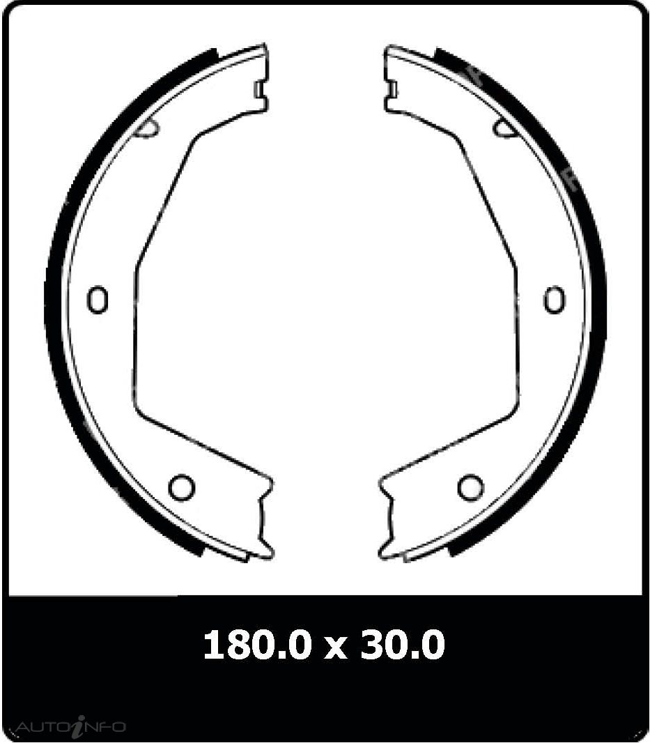 PTX BRAKE SHOE SET